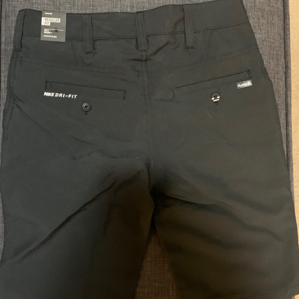 2 Pair Boys Hurley Nike Dry-Fit Shorts Size 8